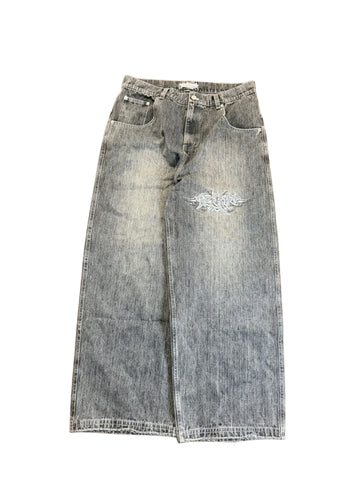 TERKO FADED BLACK TRIBAL JEANS(PRE-ORDER!)